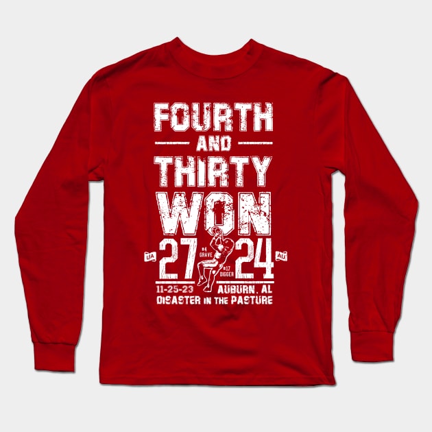 FOURTH AND THIRTY WON Long Sleeve T-Shirt by thedeuce